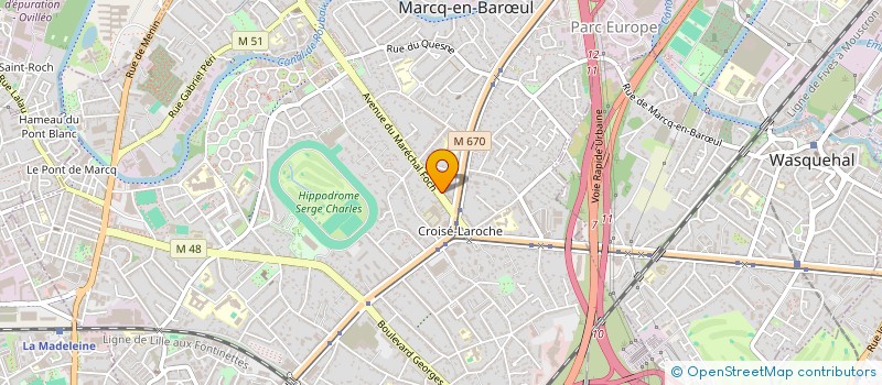 localisation de l'entreprise SENIOR RESIDENCE SERVICE FRANCE à MARCQ-EN-BARŒUL
