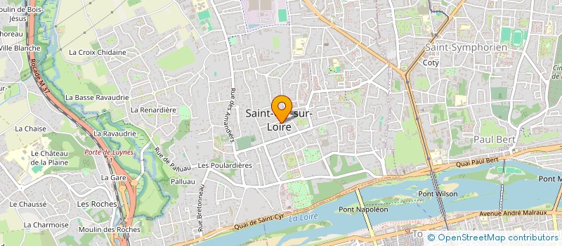 localisation de l'entreprise SENIOR UNIVERSITAIRE REUNIS  SAINT-CYR-SUR-LOIRE