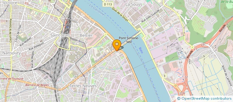localisation de l'entreprise SENIORIALES BORDEAUX DESCHAMPS à BEGLES