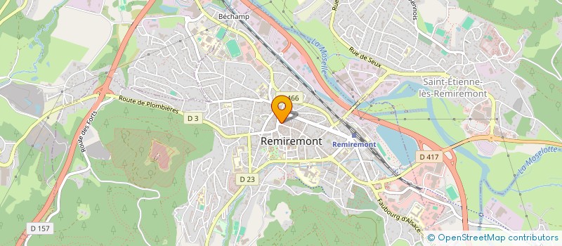 localisation de l'entreprise SENIORITA  REMIREMONT