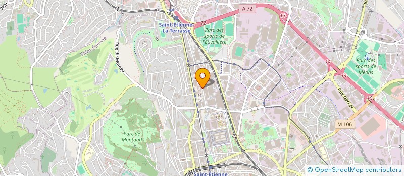 localisation de l'entreprise SENIORS-AUTONOMIE  SAINT-ETIENNE