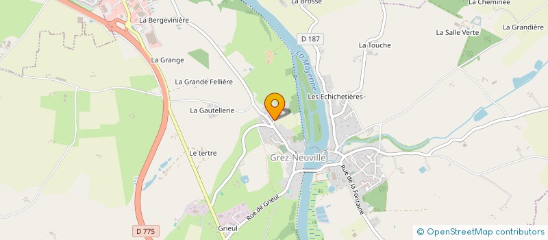 localisation de l'entreprise SENIORS'BUS à GREZ-NEUVILLE