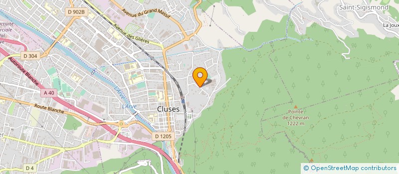 localisation de l'entreprise SENIORS CENTURY  CLUSES