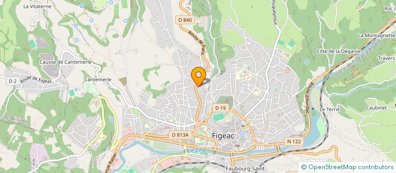 localisation de l'entreprise SENIORS EN MOUVEMENT  FIGEAC