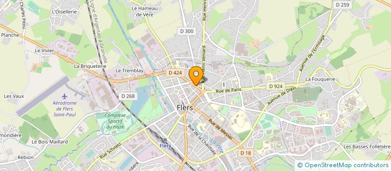 localisation de l'entreprise SENIORS FORME-DETENTE à FLERS