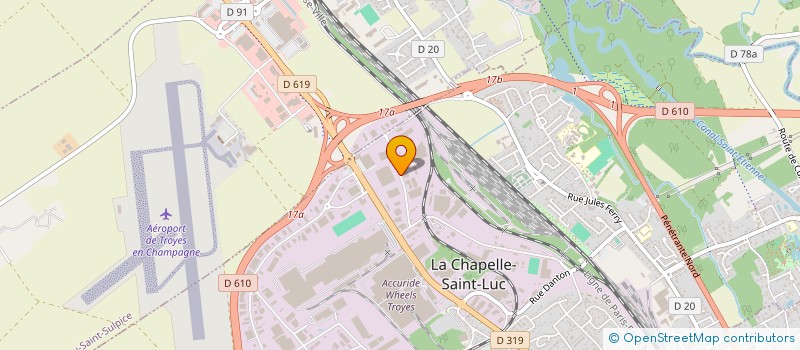 localisation de l'entreprise SENIORS SERVICES à LA CHAPELLE-SAINT-LUC