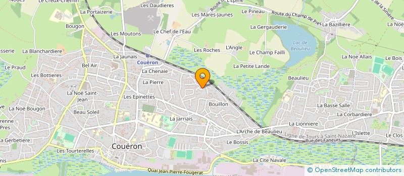 localisation de l'entreprise SENIORS SERVICES NANTES à COUERON