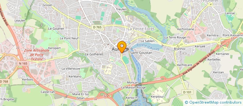 localisation de l'entreprise SENIORS SOLUTIONS à AURAY