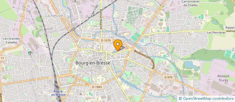 localisation de l'entreprise SENIORS SOURDS DE L'AIN à BOURG-EN-BRESSE