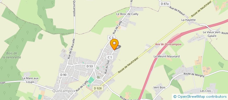 localisation de l'entreprise SENIORSERVICES ET TRAVAUX  QUINCAMPOIX