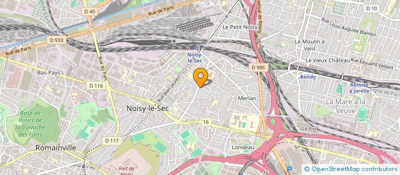 localisation de l'entreprise SENIRAK à FONTENAY SOUS BOIS