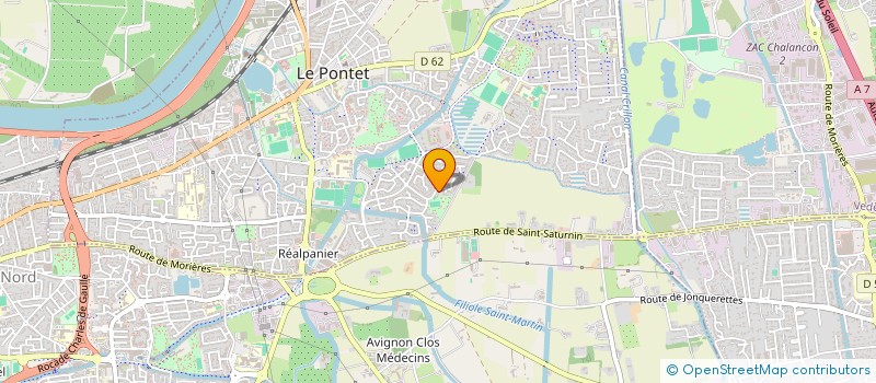 localisation de l'entreprise SENITEC 84  LE PONTET