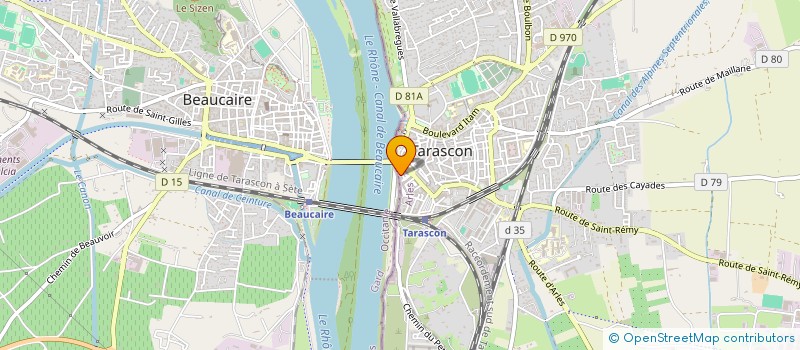 localisation de l'entreprise SENITRANS  TARASCON