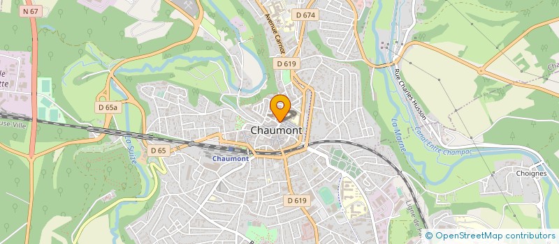 localisation de l'entreprise SENIVE à CHAUMONT