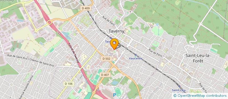 localisation de l'entreprise SENIZI CUISINE à TAVERNY