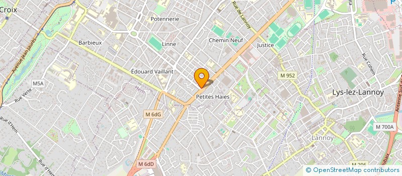 localisation de l'entreprise SENKO&GENOVESE MASTERCLASSE HOLDING  ROUBAIX