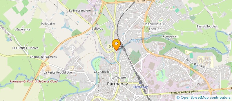 localisation de l'entreprise SENLESAPIN  CHATILLON-SUR-THOUET