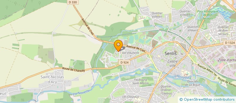 localisation de l'entreprise SENLIS FUTSAL CLUB  SENLIS