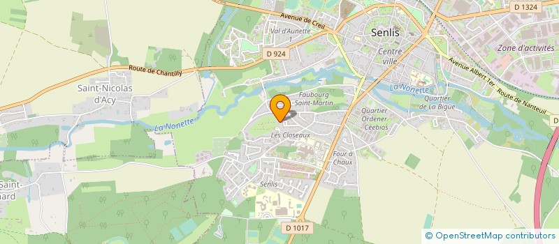 localisation de l'entreprise SENLIS QUILTS  SENLIS