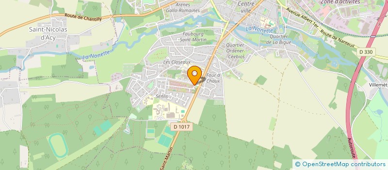 localisation de l'entreprise SENLISOM à SENLIS