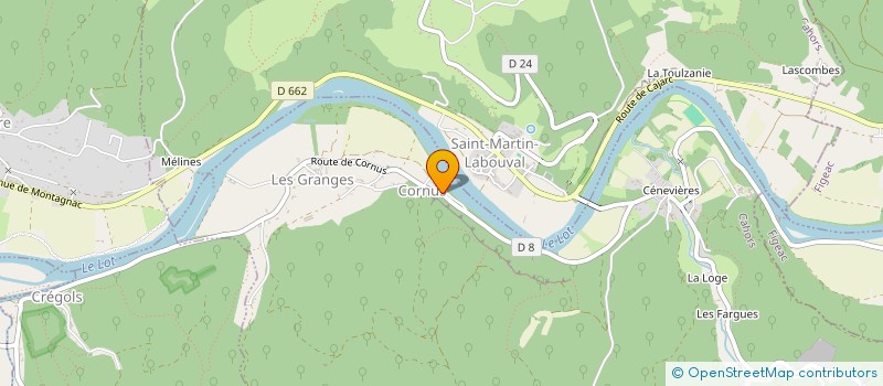 localisation de l'entreprise SENNAC  CENEVIERES