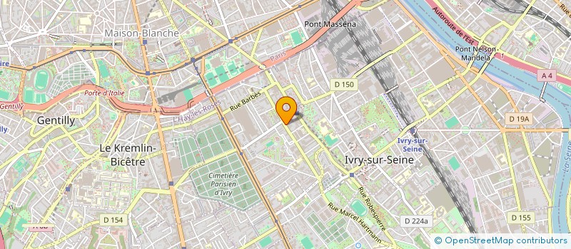 localisation de l'entreprise SENNE ELIE à IVRY-SUR-SEINE