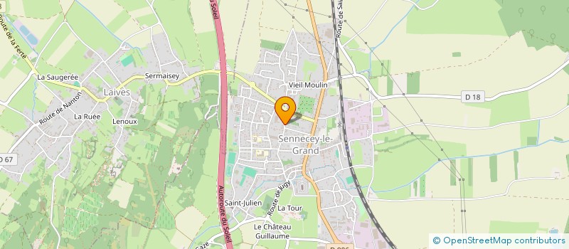 localisation de l'entreprise SENNECEY BAZAR à SENNECEY-LE-GRAND