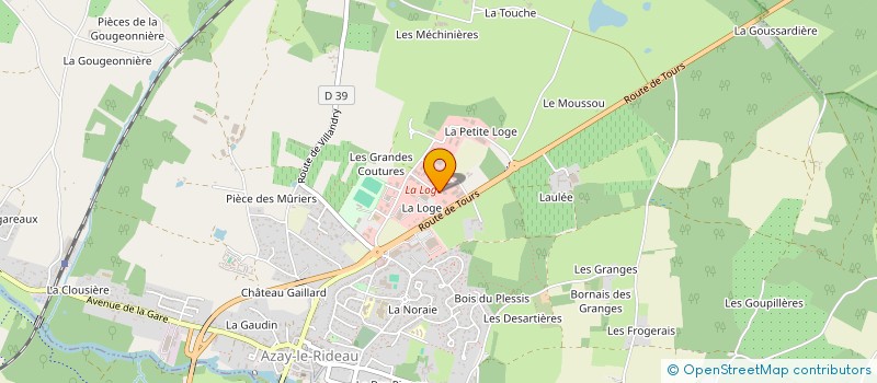 localisation de l'entreprise SENNEGON PERE ET FILS à AZAY-LE-RIDEAU