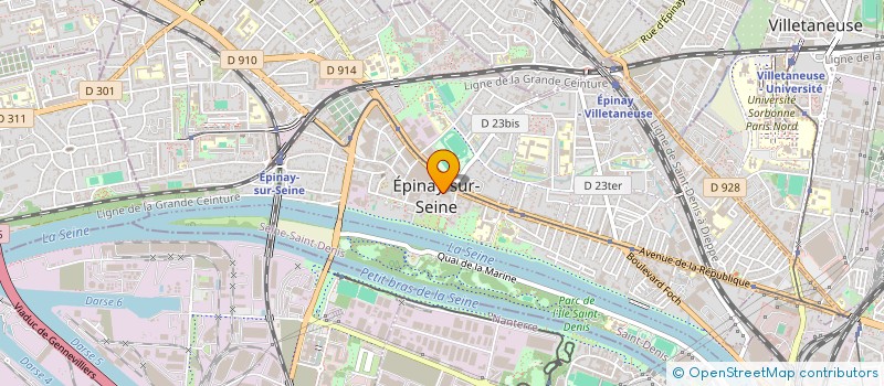 localisation de l'entreprise SENNIA à EPINAY-SUR-SEINE