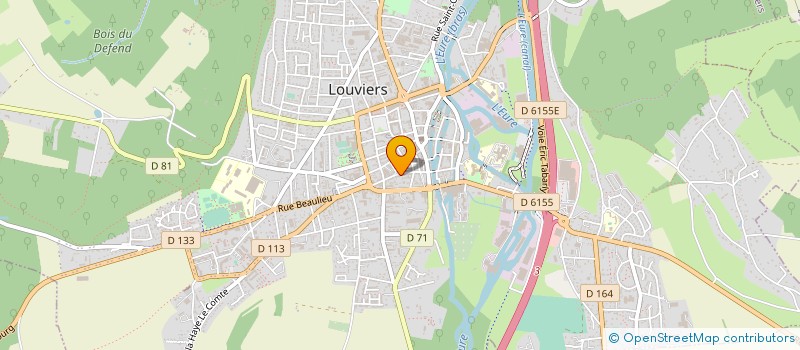 localisation de l'entreprise SENNOSEN SARL à LOUVIERS