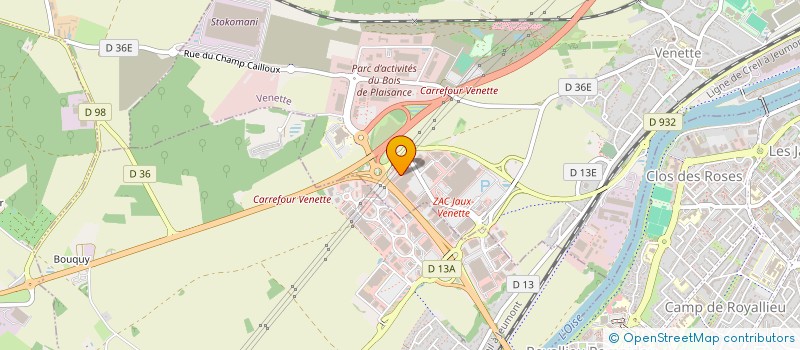 localisation de l'entreprise SENO à VENETTE