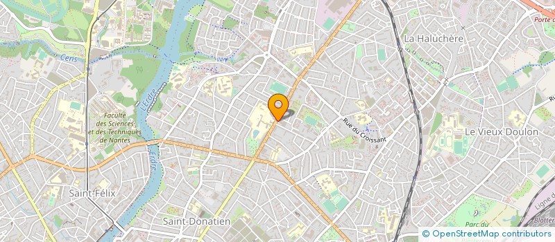 localisation de l'entreprise SENO SOFTWARE à NANTES
