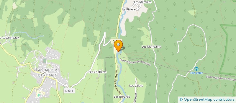 localisation de l'entreprise SENOI PRODUCTIONS à LA CHAPELLE-EN-VERCORS