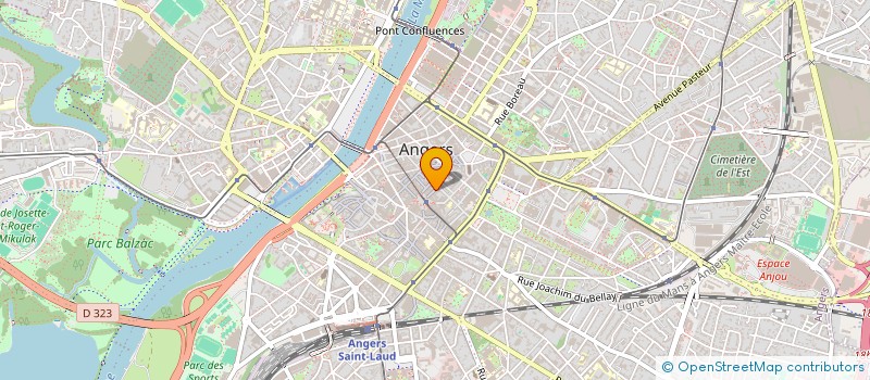 localisation de l'entreprise SENOJE à ANGERS