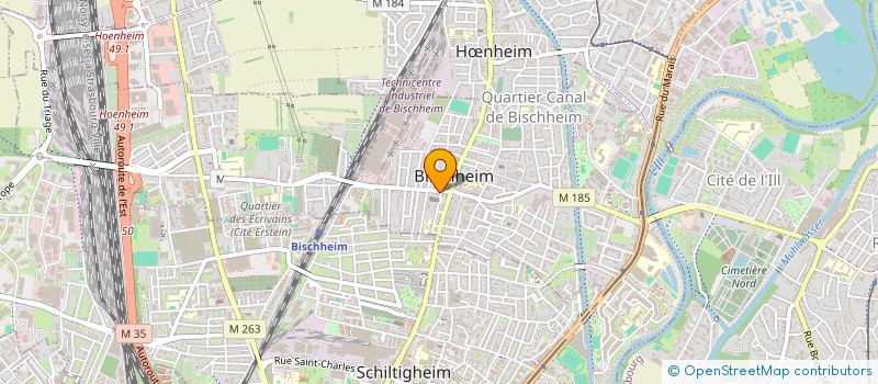 localisation de l'entreprise SENOL  BISCHHEIM