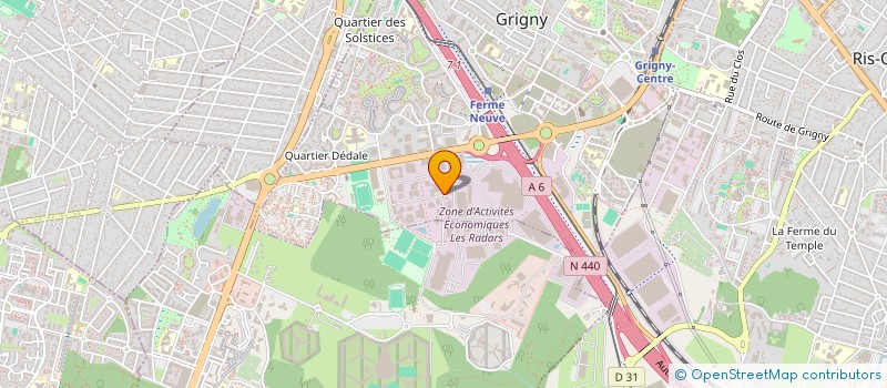 localisation de l'entreprise SENOL CARRELAGE à GRIGNY