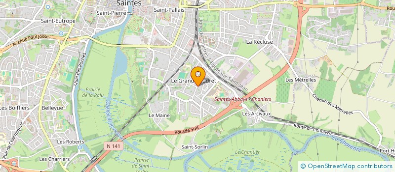 localisation de l'entreprise SENOLA à SAINTES