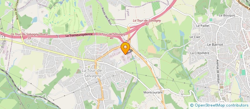 localisation de l'entreprise SENOLYS  LA TOUR-DE-SALVAGNY