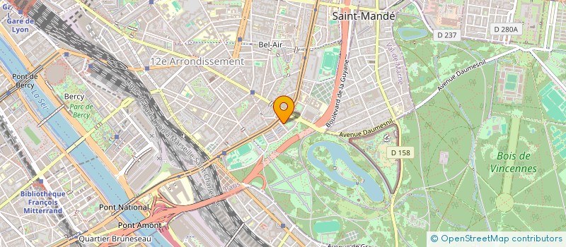 localisation de l'entreprise SENOMA  PARIS