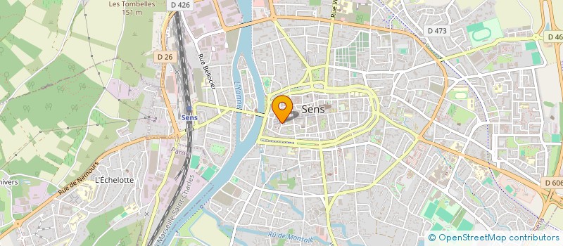 localisation de l'entreprise SENONAISE SOUTIEN VICTIMES INFRACTION REINSERTION à SENS