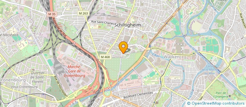 localisation de l'entreprise SENONES 1  SCHILTIGHEIM