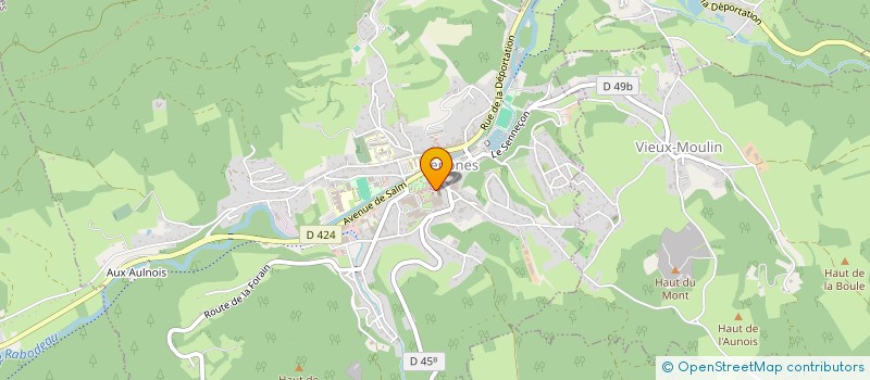 localisation de l'entreprise SENONES INVESTISSEMENT  SENONES