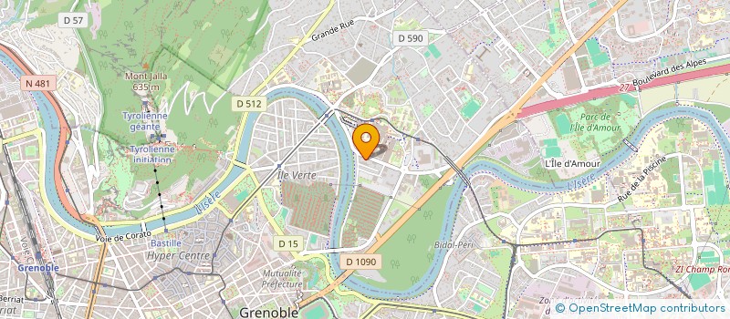 localisation de l'entreprise SENORINE  LA TRONCHE