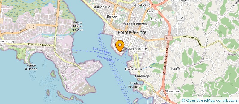 localisation de l'entreprise SENORITA BOUTIQUE à POINTE-A-PITRE