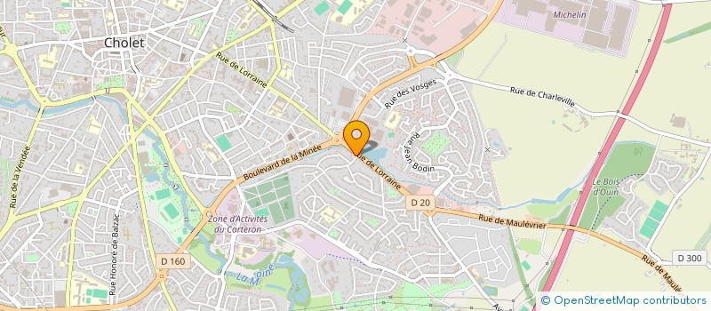 localisation de l'entreprise SENR à CHOLET