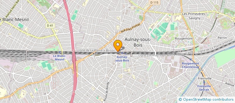 localisation de l'entreprise SENRA à AULNAY SOUS BOIS