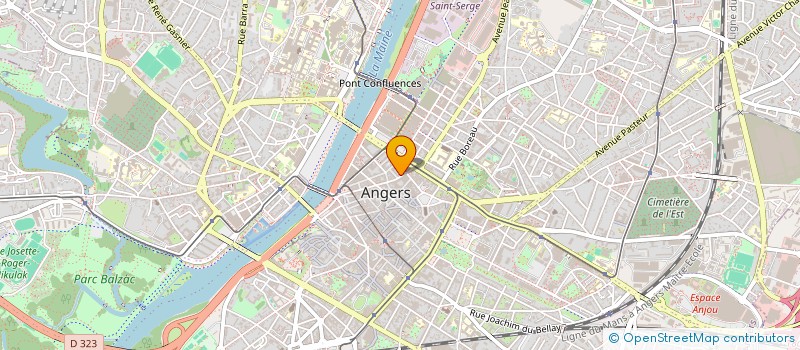 localisation de l'entreprise SENS à ANGERS