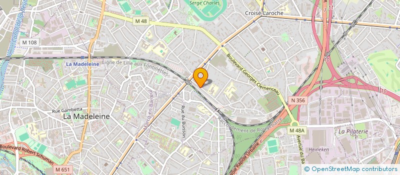 localisation de l'entreprise SENS  MARCQ-EN-BARUL