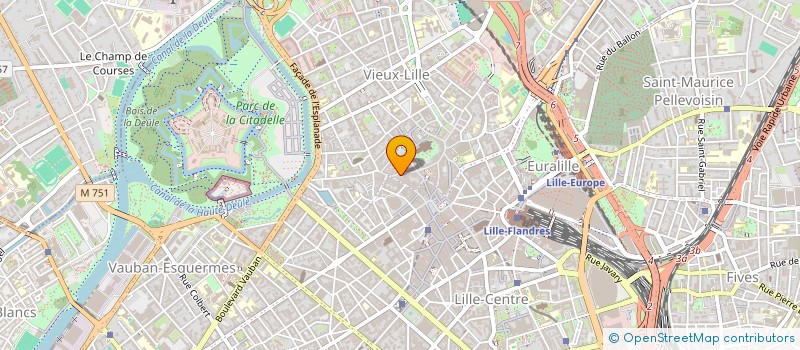 localisation de l'entreprise SENS'ARTS à LILLE