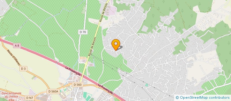 localisation de l'entreprise SENS&BIO à SAINT-MAXIMIN-LA-SAINTE-BAUME